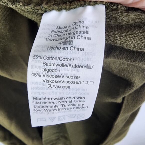 Olive Button-Front Midi Skirt - Picture 6 of 6